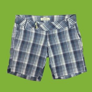 Paris Blues grey plaid shorts